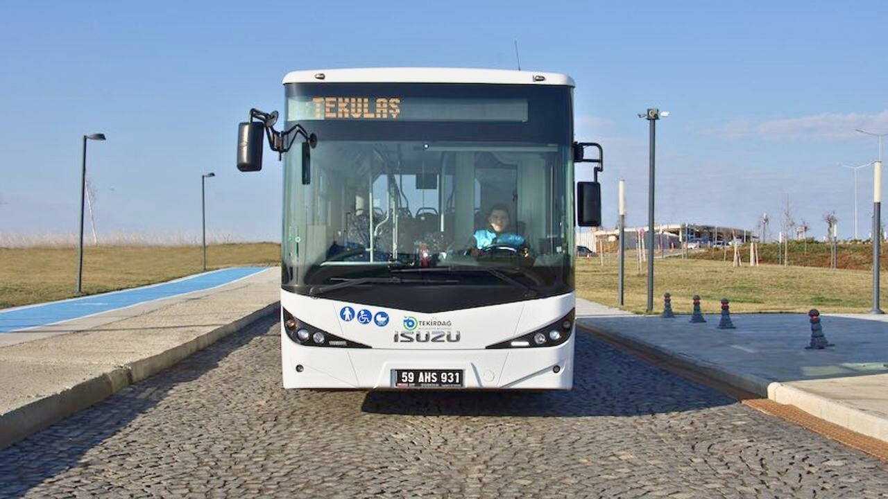 ÇORLU VE SÜLEYMANPAŞA ARASINA KESİNTİSİZ ULAŞIM: 28 NUMARALI YENİ HAT HİZMETE GİRDİ