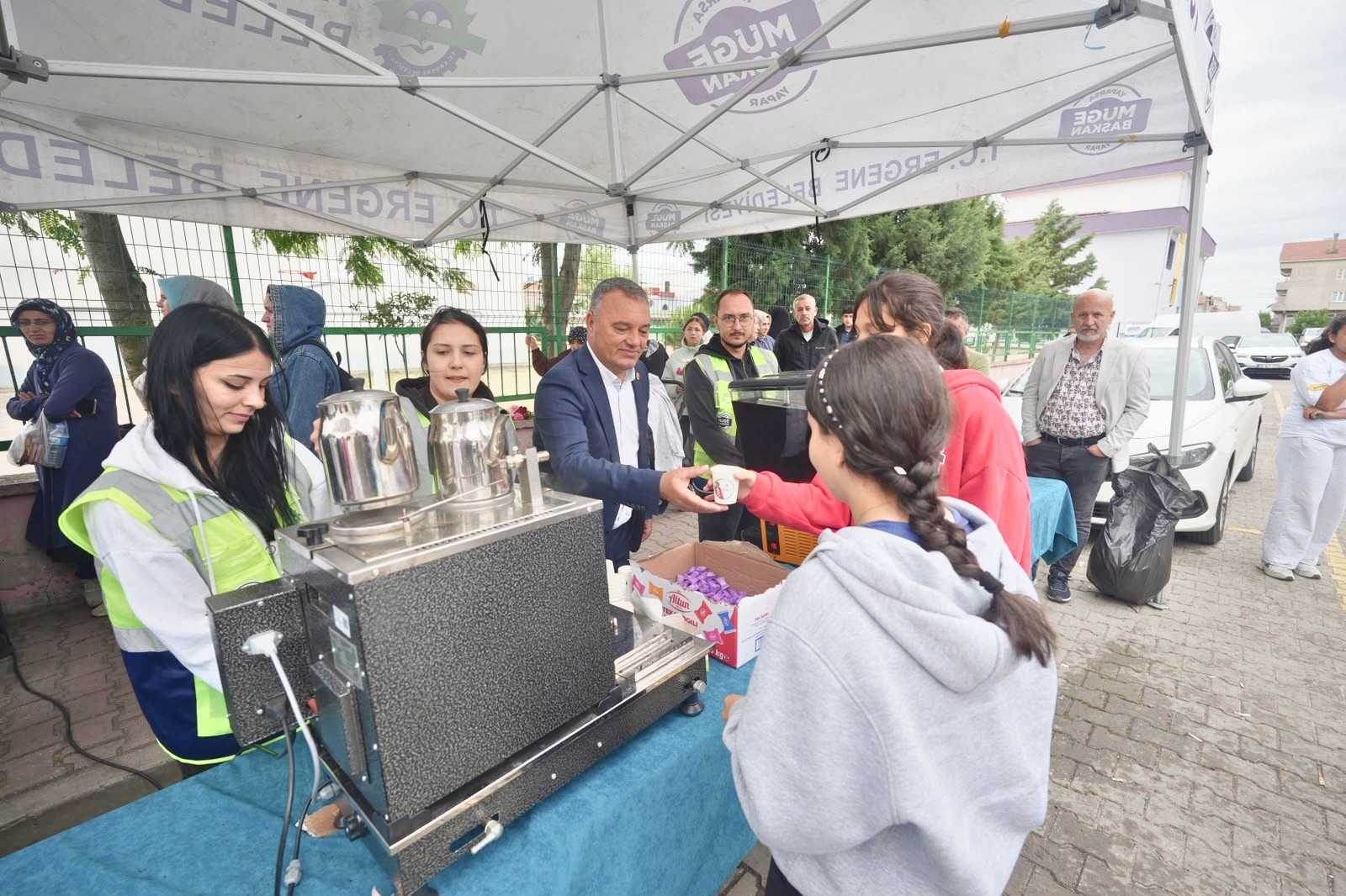 ERGENE’DE LGS HEYECANINA İKRAMLI DESTEK