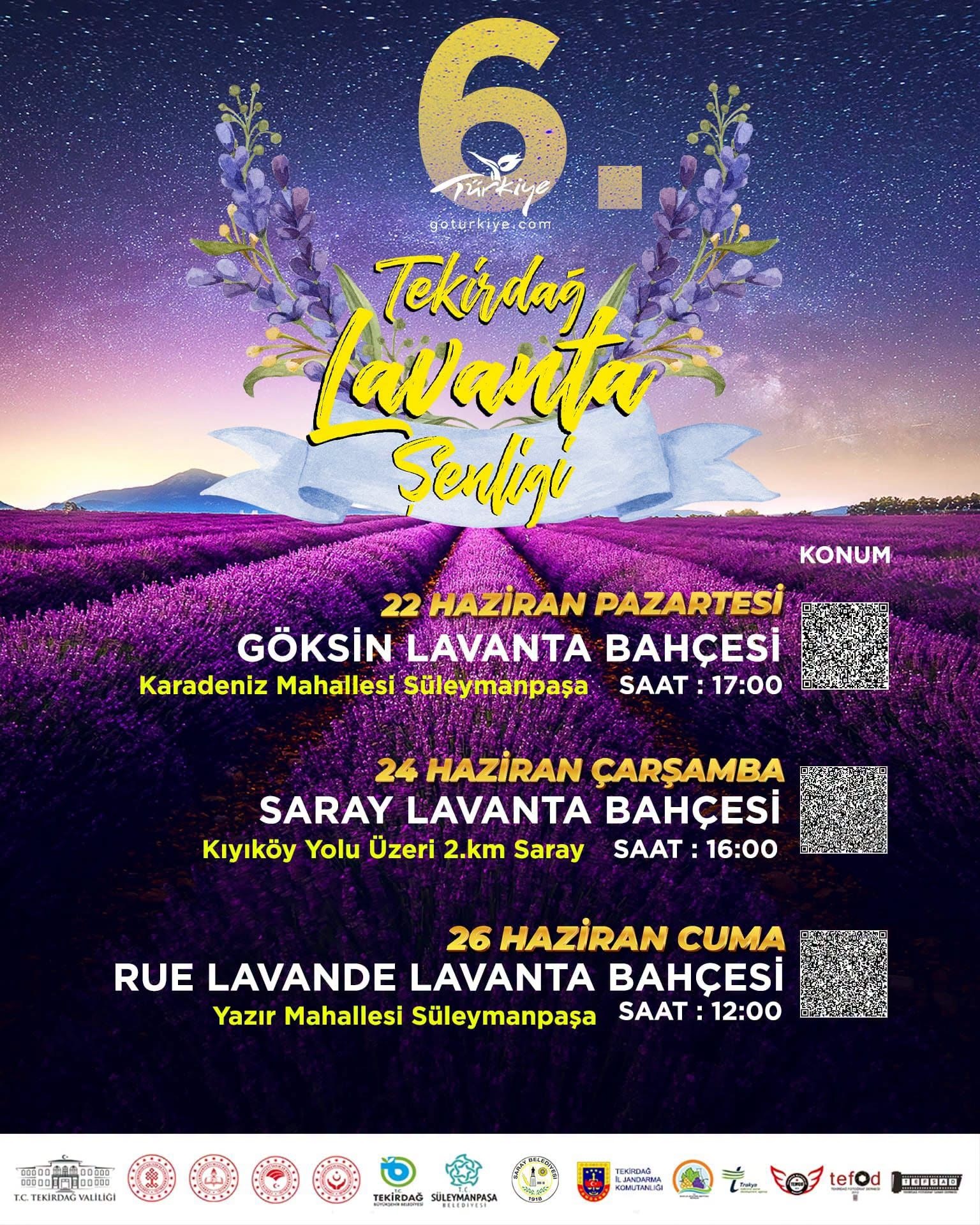 LAVANTA ŞENLİĞİ ETKİNLİK TAKVİMİ BELLİ OLDU