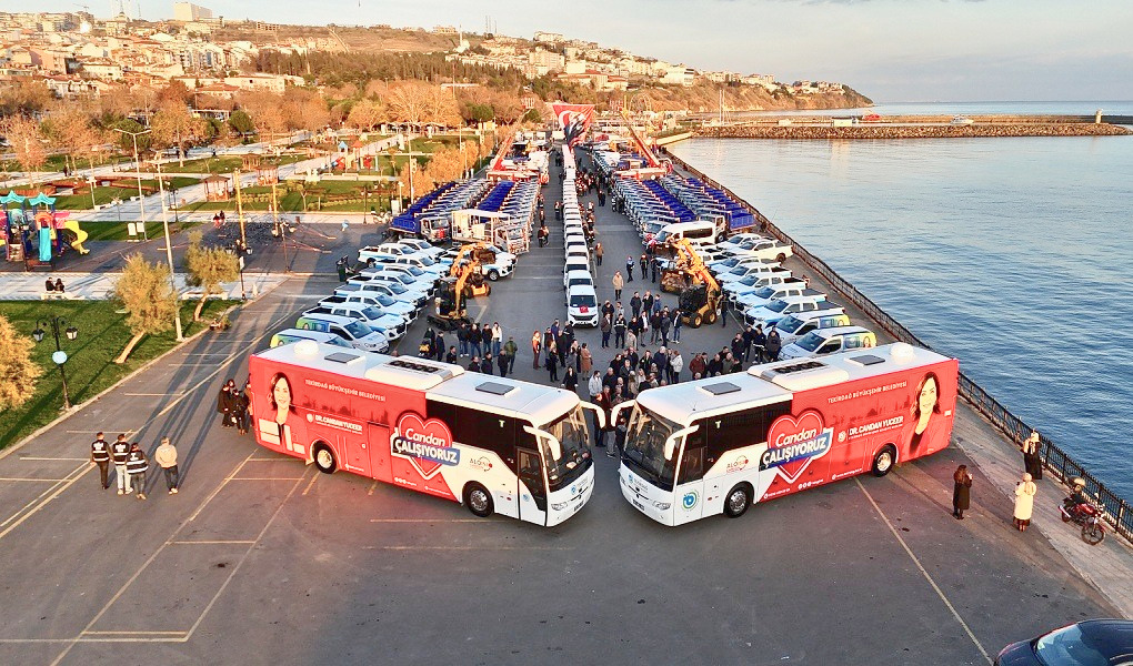 TEKİRDAĞ BÜYÜKŞEHİR ARAÇ FİLOSUNU YÜZDE 325 BÜYÜTTÜ