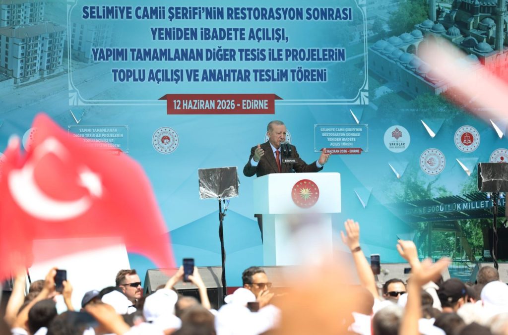 ERDOĞAN EDİRNE’DE: SELİMİYE YENİDEN İBADETE AÇILDI